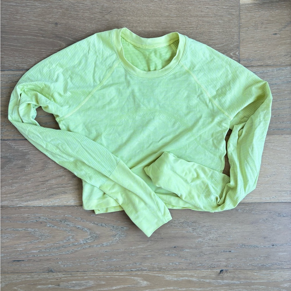 Lululemon Swiftly Cropped Long Sleeve
